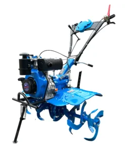 Alternative view of Máy cày dầu 173 màu xanh HUYNDAIPRO, phanh chống nún, hơi liền-3kw